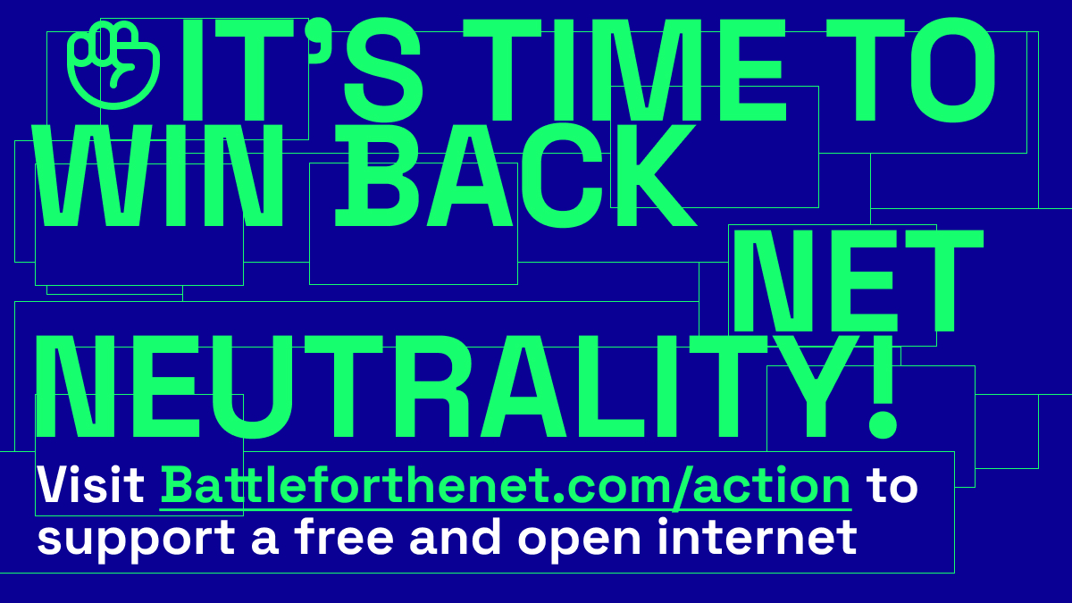 Why the net neutrality protest matters, Net neutrality